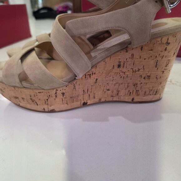 Salvatore Ferragamo Strappy Cork Wedge Sandal - Picture 5 of 5